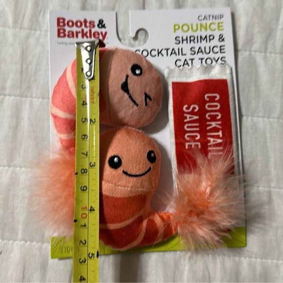 Boots & Barkley Catnip POUNCE Shrimp & Cocktail Sauce Cat Toy - Picture 10 of 11